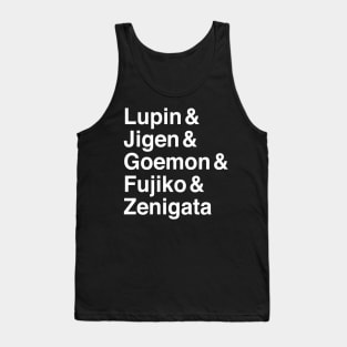 Lupin III - Helvetica-styled Tank Top